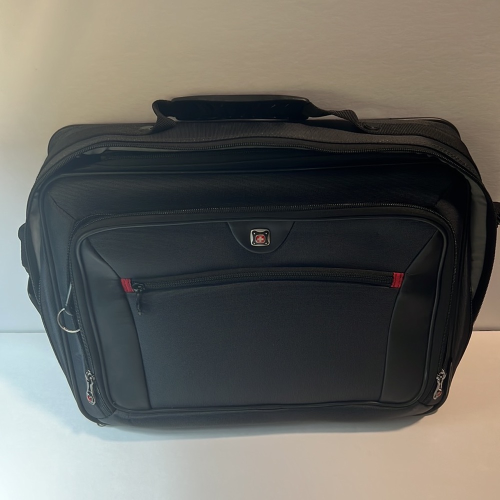 Laptop, briefcase